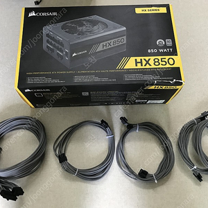 CORSAIR HX850 80PLUS PLATINUM 커세어 플래티넘 맥스파인더 케이블