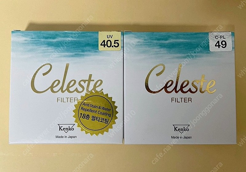 켄코 Celeste CPL 49mm, 켄코 Celeste UV 40.5mm 필터 팝니다