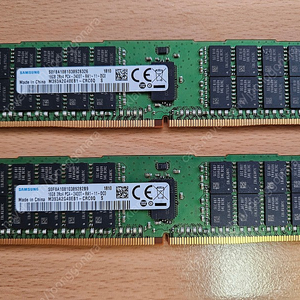 서버용 DDR4 ECC RAM 16G*2