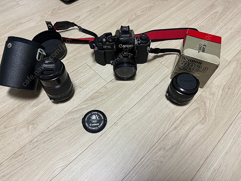 캐논 필름카메라 new f-1, 28mm, 50mm, 135mm 판매합니다.