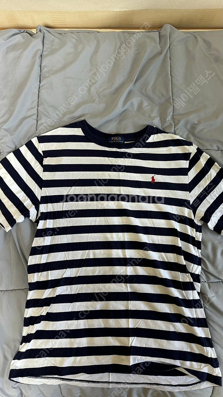 폴로 랄프로렌 스트라이프 반팔 티셔츠 보이즈 XL 엑라--0