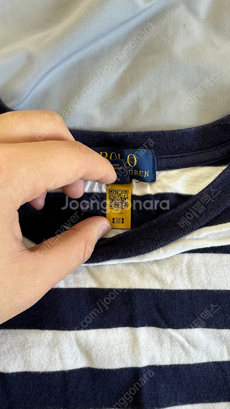폴로 랄프로렌 스트라이프 반팔 티셔츠 보이즈 XL 엑라--2