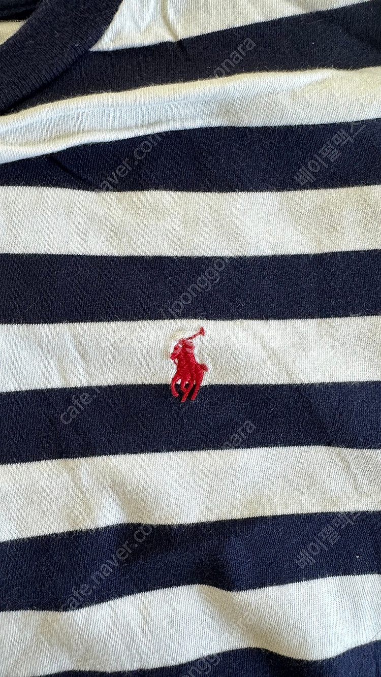 폴로 랄프로렌 스트라이프 반팔 티셔츠 보이즈 XL 엑라--3