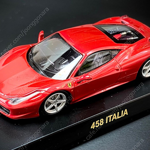 교쇼 Kyosho 1/64 Ferrari 458 italia 메탈릭레드 도색&금속휠 다이캐스트 판매