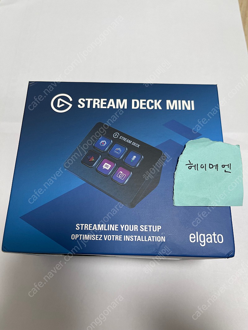 엘가토 스트림덱 미니 6key 팝니다 stream deck mini(풀박 신동품)
