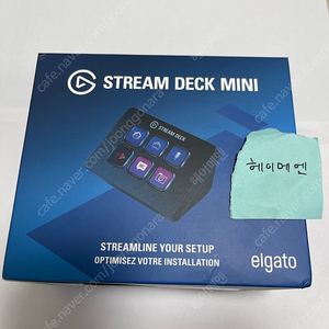 엘가토 스트림덱 미니 6key 팝니다 stream deck mini(풀박 신동품)