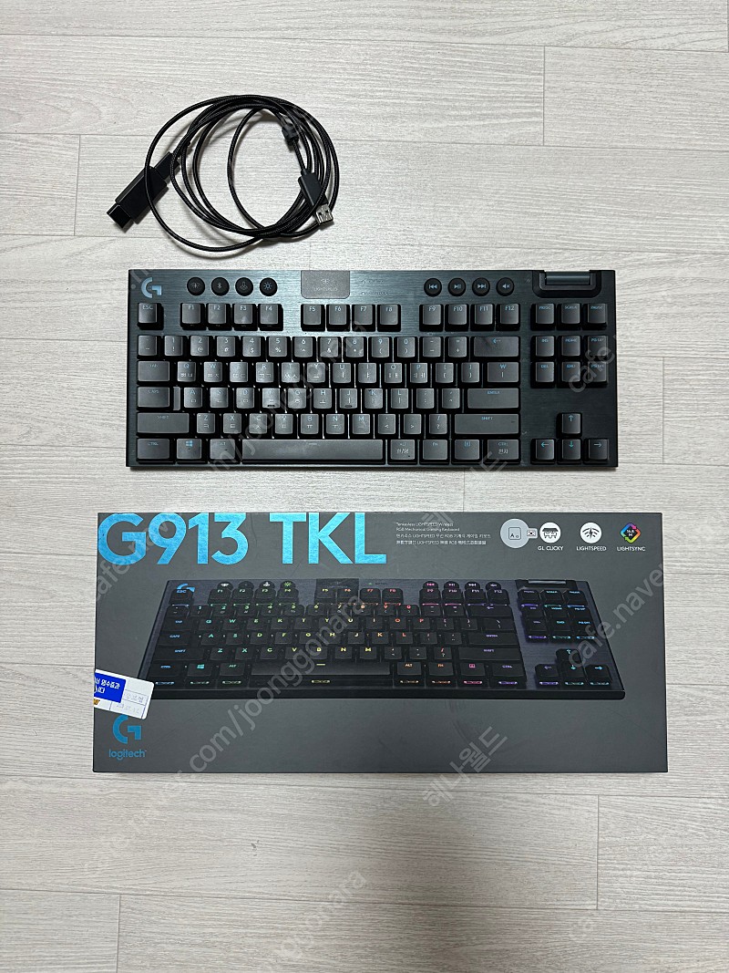 로지텍 G913 TKL (블랙, 클릭키)