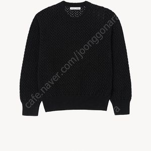 문달 Crochet Knit in Black 니트 블랙