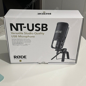 RODE NT-USB 로데 마이크 개봉 후 미사용 상품!