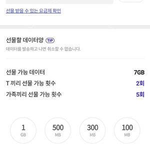 SK 데이터 1G 2,000원 2G 구매시 3,000원