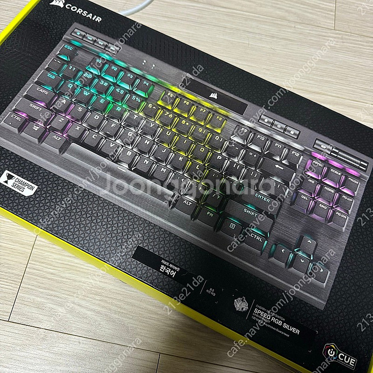 커세어 K70 RGB TKL 한글판 스피드 은축--0