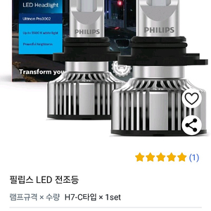 필립스led전조등