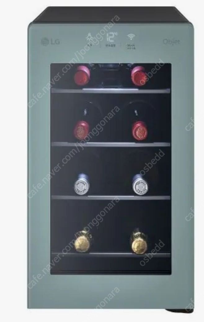 LG 디오스 와인셀러 8구 8병 와인냉장고 엘지 W0082GTB 와인냉장고