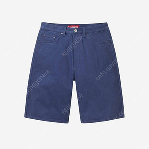 슈프림Supreme Baggy Denim Short Navy - 24SS