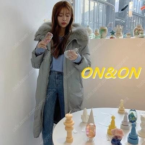 on&on 온앤온 사가 폭스퍼 구스 다운 패딩