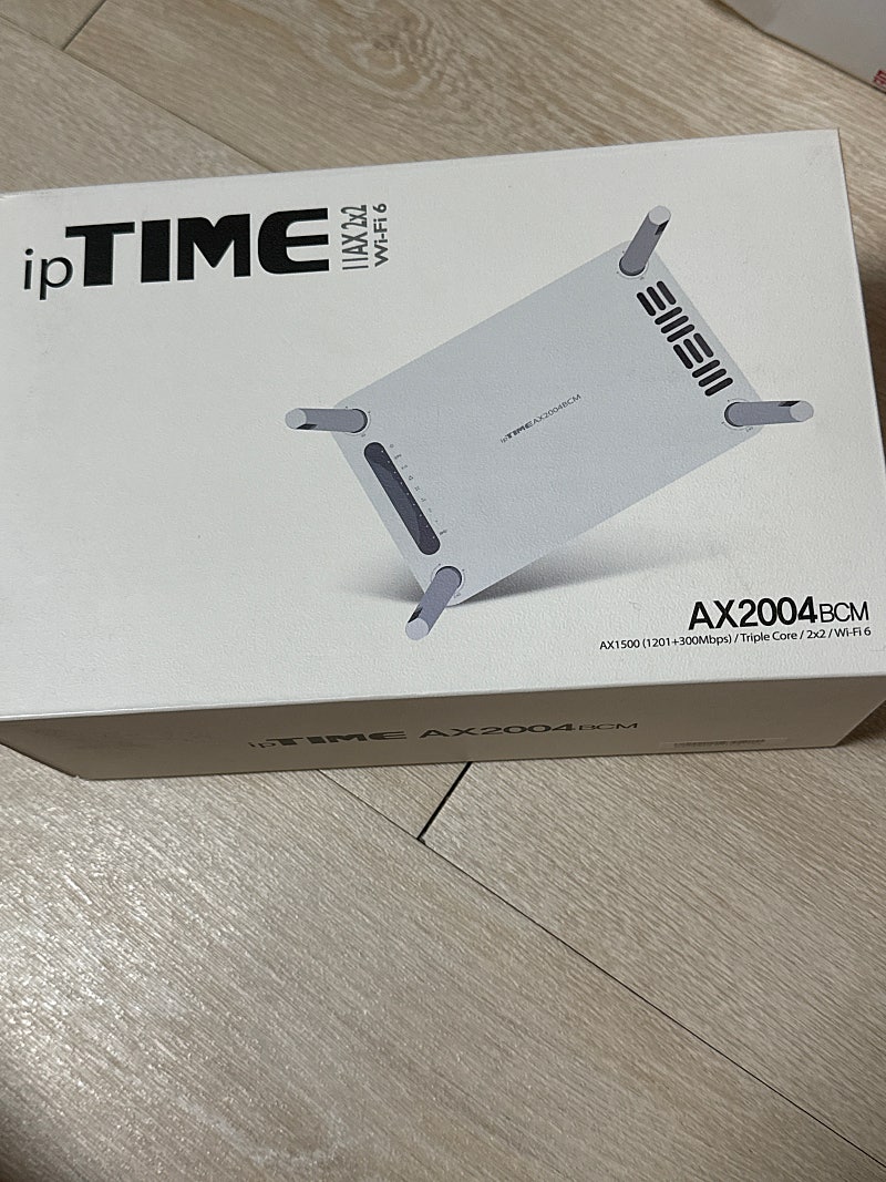 IPTIME AX2004BCM WIFI6 공유기 새거판매합니다.
