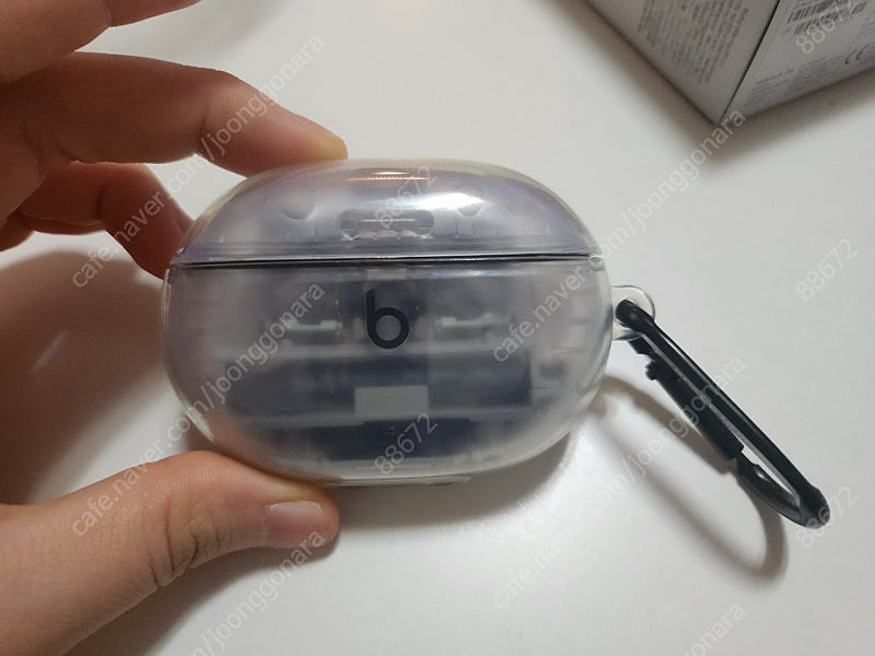 애플 비츠스튜디오 버즈 플러스 투명 무선 이어폰 풀박 (케이스포함)