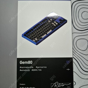 누피 잼80 (Nuphy Gem80) 키보드 팔아요.