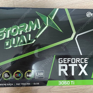 이엠텍 emTek 지포스 GeForce RTX 3060 Ti 스톰 X 듀얼 STORM 8GB 미개봉 새제품 정품 판매