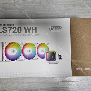 딥쿨 DEEPCOOL LS720 ARGB 화이트 수냉쿨러 팝니다