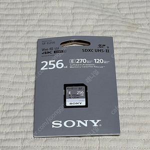 소니 SD SDXC 카드 256GB SF-E256