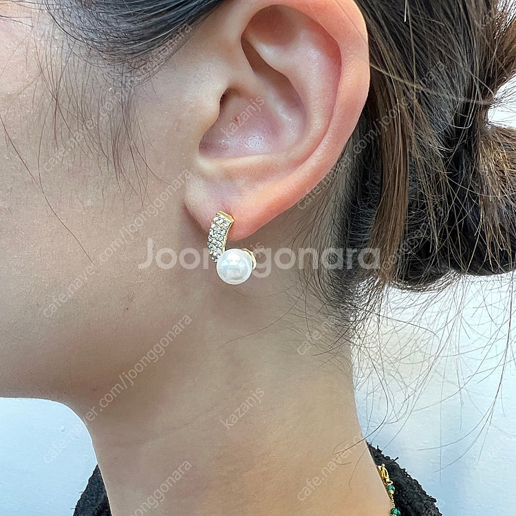 혼주 진주 귀걸이. 2종류 다 드릴게요--3