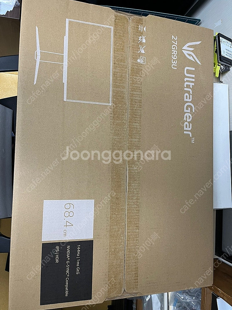 [미개봉] 울트라기어 27GR93U 144hz 4k 모...--1