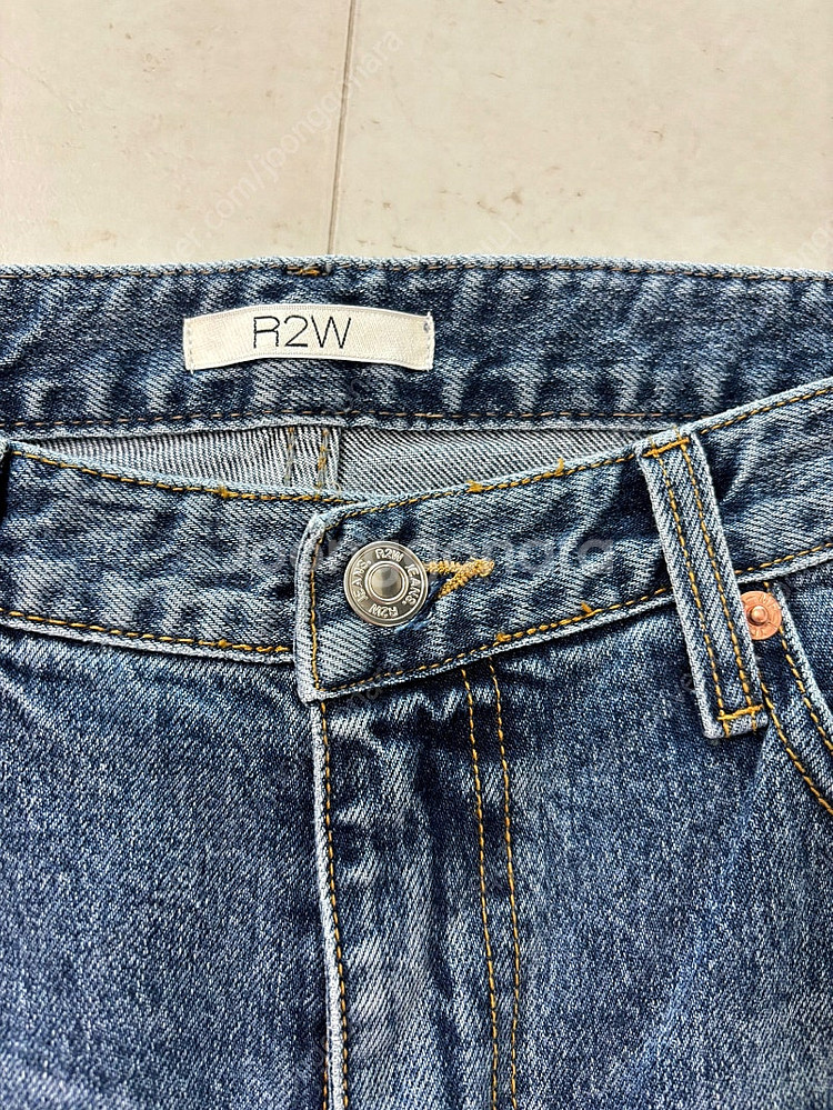 R2W 레디투웨어 클렌 스트레이트 데님(새상품)--7
