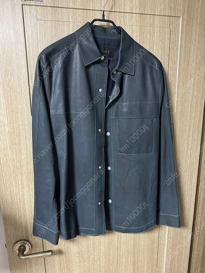타임옴므 양가죽 셔츠 자켓 95사이즈 네이비 판매