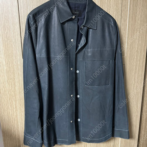 타임옴므 양가죽 셔츠 자켓 95사이즈 네이비 판매