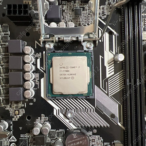 I7-7700k, ddr4 16g(8g*2) 판매합니다