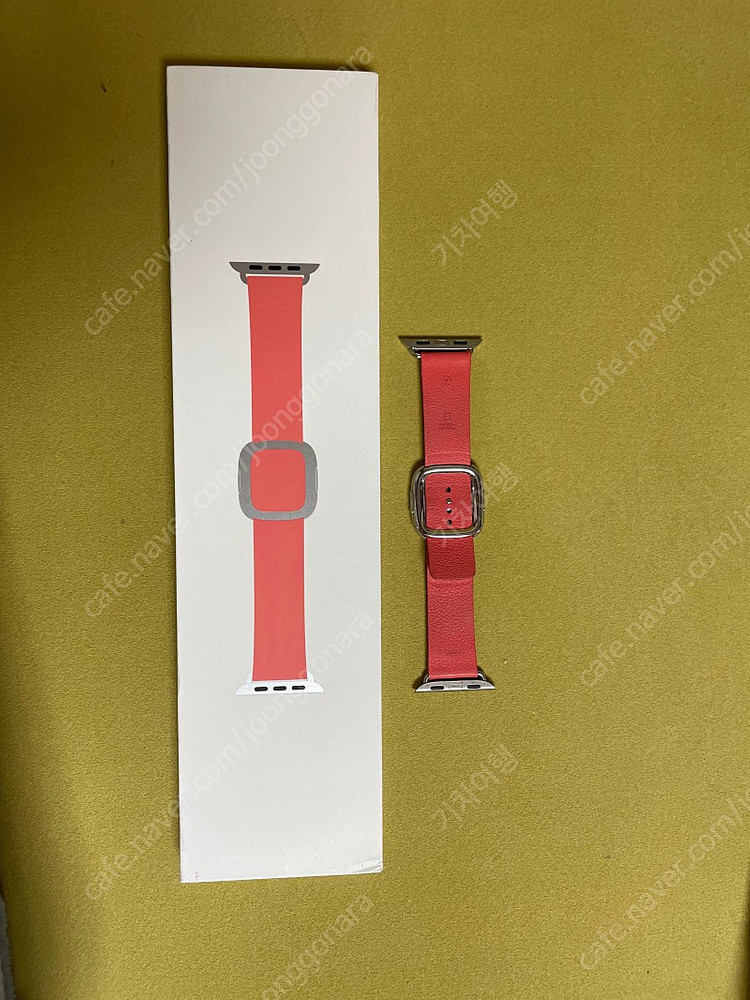 애플워치 모던버클 핑크시트러스 38/40/41mm용--2