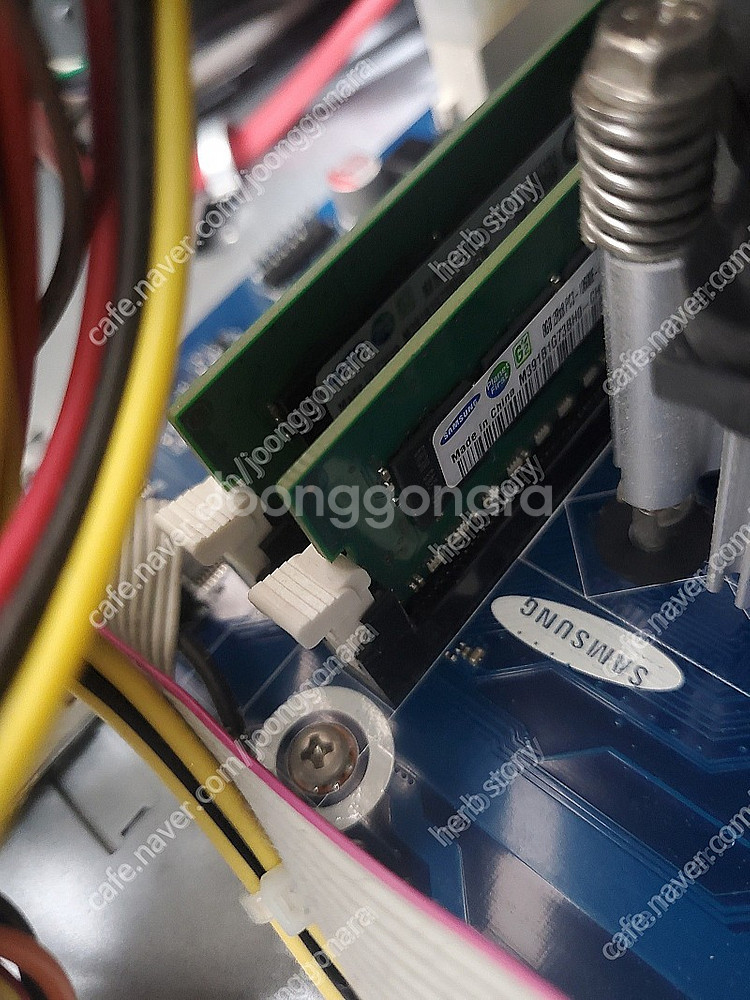 삼성 -cpu i5 4460+보드 h81s1+삼성램8기가2개(16기가)+그래픽1060+ssd 128+보조하드 1tb...--6