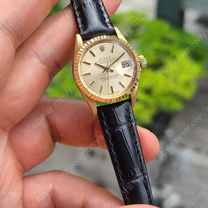 [정품] 롤렉스 여성용 데이저스트 샴페인골드 18K 옐로우골드 금통 (Rolex Datejust 18K Solid Gold Women's)