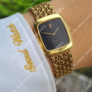 [정품] 오데마피게 클래식 아트데코 블랙 매트다이얼 18K 옐로우골드 남성용(Audemars Art Deco Black Matt Dial 18K Yellow Gold)