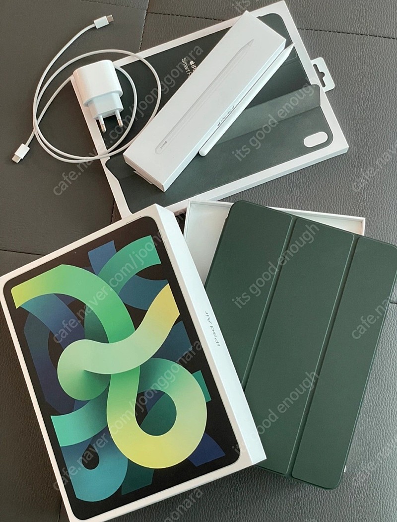 아이패드에어4 wifi 64g 그린 + 애플펜슬 2세대 + 정품 스마트폴리오