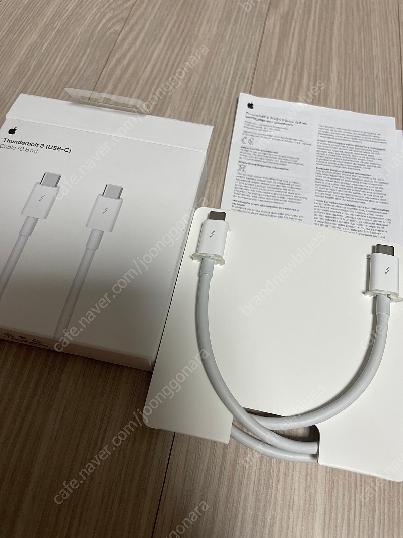 애플 정품 썬더볼트3 USB-C 케이블 0.8m