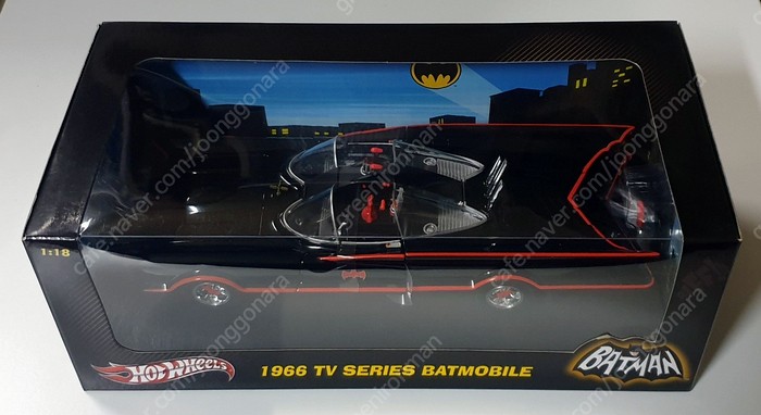[택포] 핫휠 1:18 (1/18) 배트맨 1966 TV 시리즈 배트모빌 팝니다-
