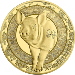 프랑스 돼지띠해 기념주화 7.78g (전세계 888매 발행 / 국내할당 200매)