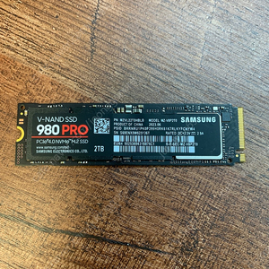 삼성 980프로 2TB M.2 Nvme SSD