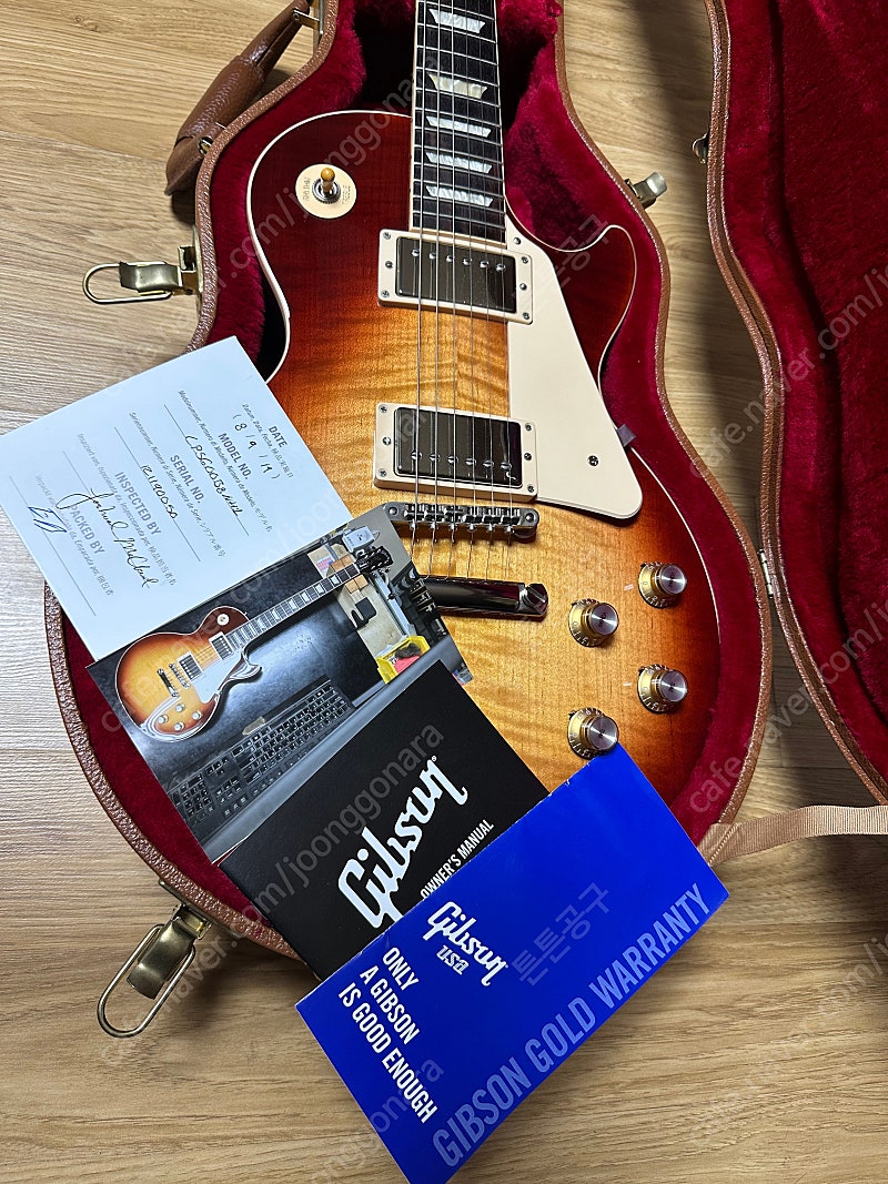 Gibson USA Les Paul Standard '60s-Bourbon Burst 깁슨 기타 팝니다.