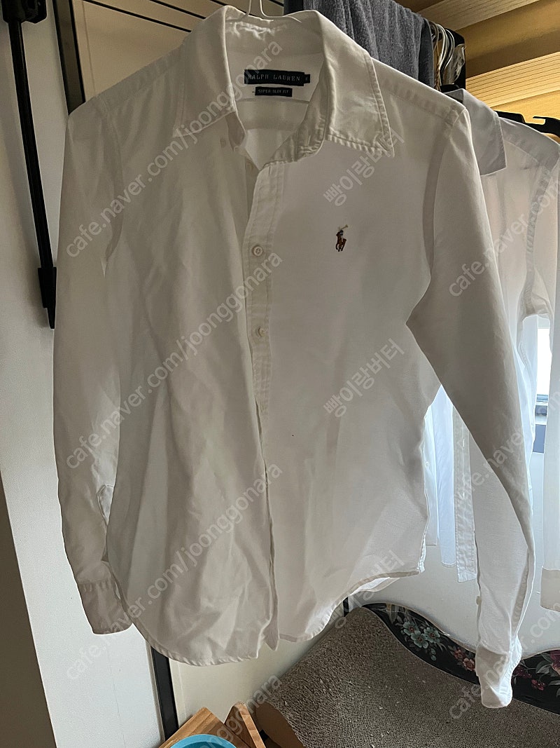 폴로 랄프로렌 슈퍼슬림핏 옥스포드 여성 화이트 흰색 셔츠 8