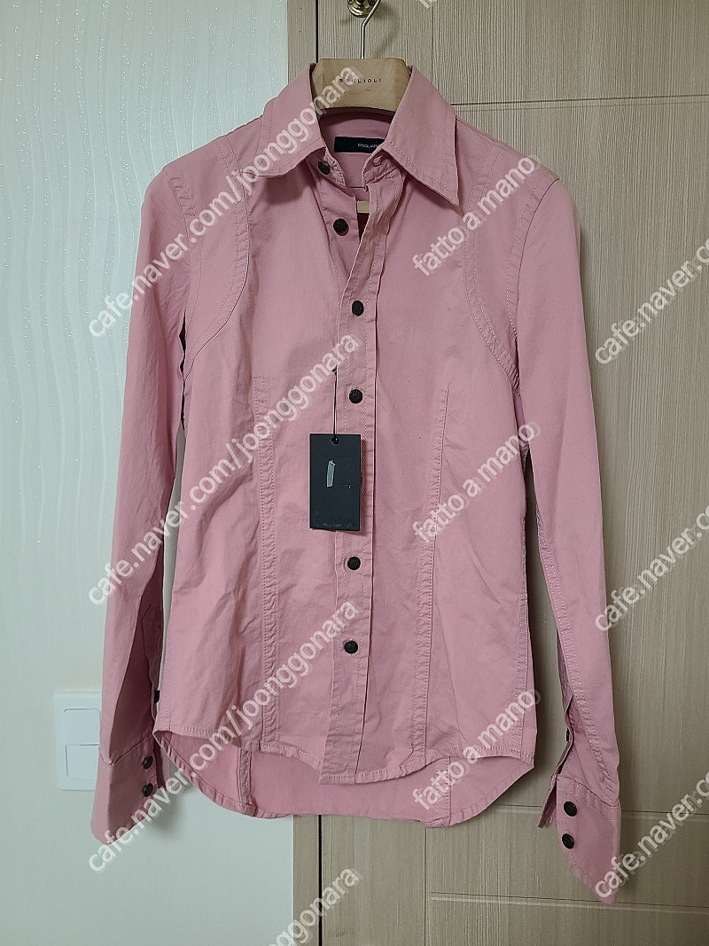 디스퀘어드(DSQUARD2) 핑크 웨스턴 셔츠 52 새제품