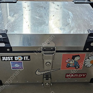 [HARDY]하디 명품 탑 박스 오토바이 알루미늄 탑박스 65리터 팝니다 [컵홀더 증정]및 택배비 무료