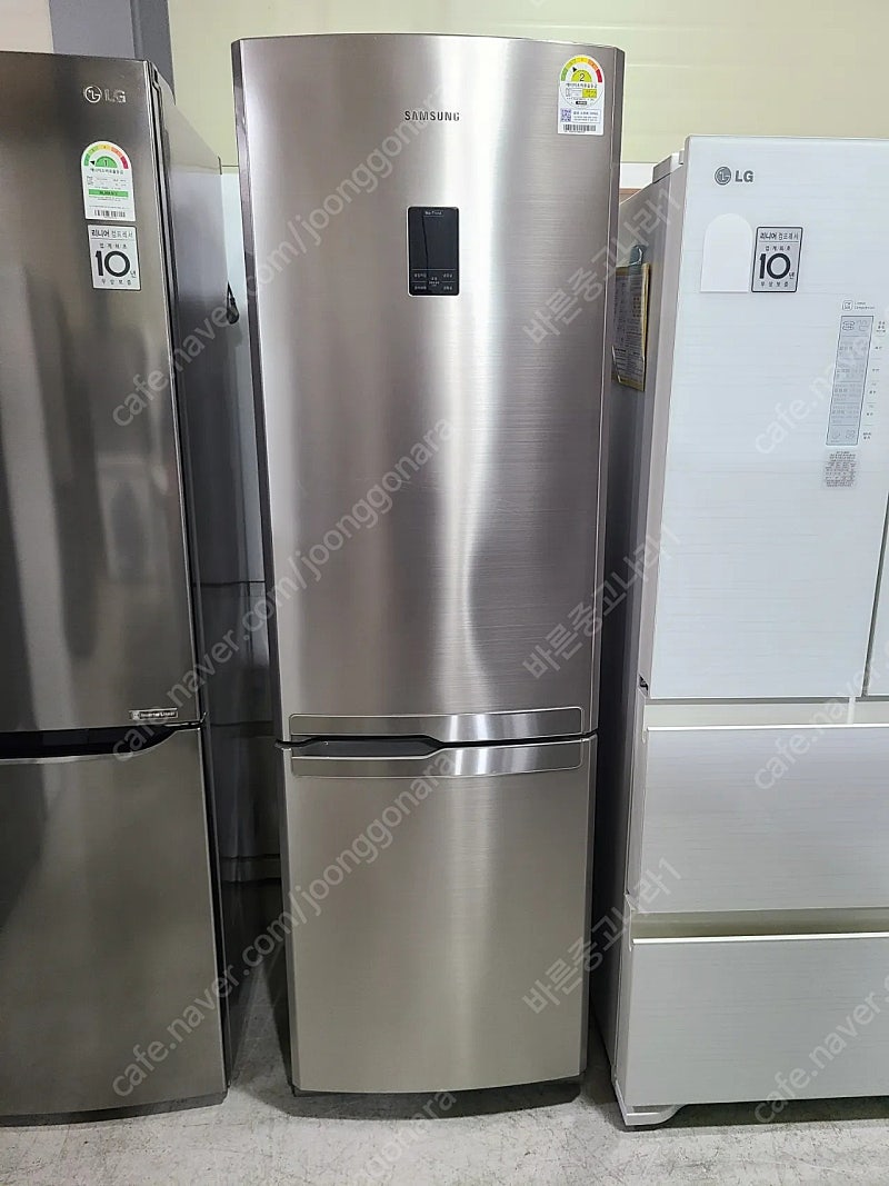 [무료배송설치] 중고냉장고 삼성 340리터급 슬림형냉장고 상냉장 하냉동