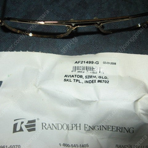 RANDOLPH FG28699-G 안경테 USA