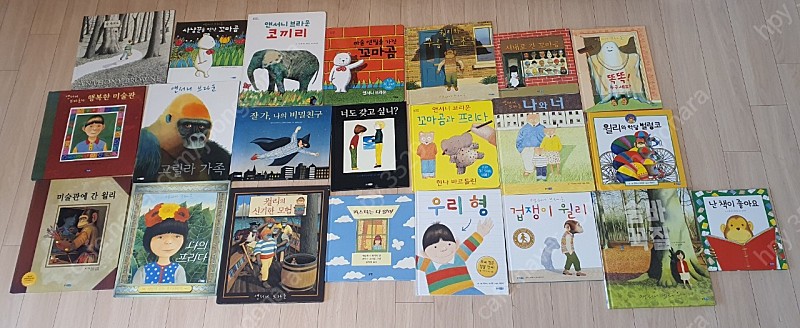웅진주니어외 앤서니브라운 도서 책 전집 22권(택포)