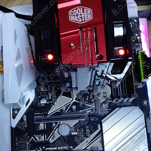 인텔 i7 8700 asus z370 a 쿨러마스터