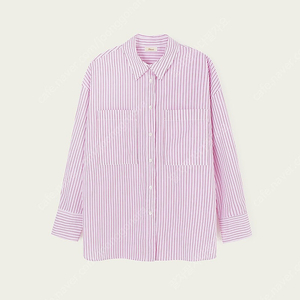 ribbonbit 셔츠 Dete Stripe Shirt - Pink