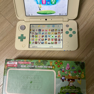 new 닌텐도 2ds xl 동물의숲에디션팝니다